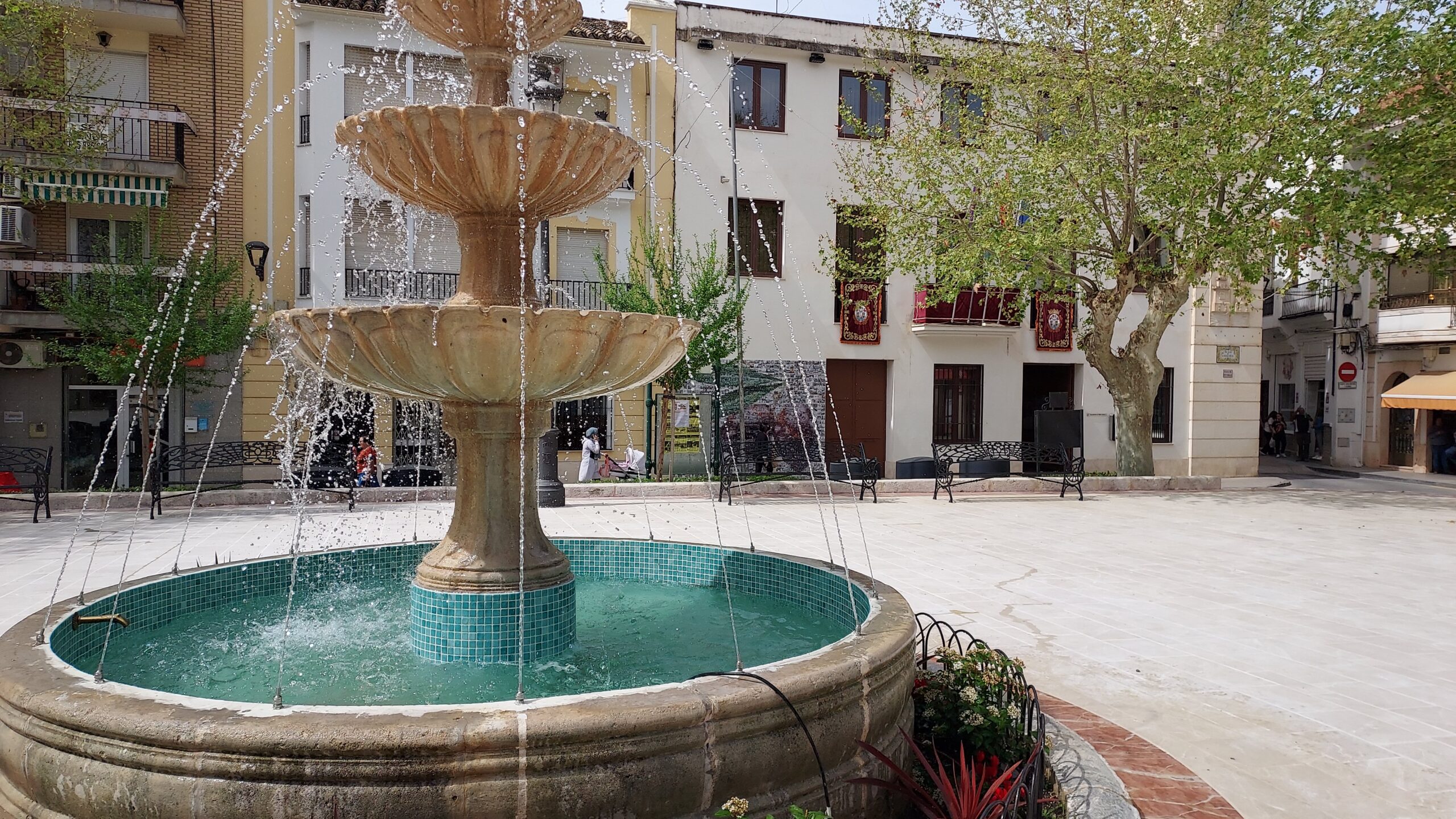 Plaza de Andalucía en Doña Mencía